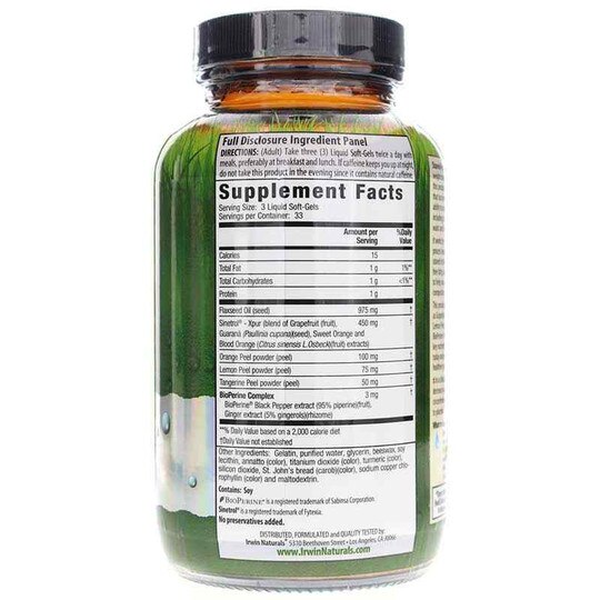 Stored-Fat Belly Burner, IRN